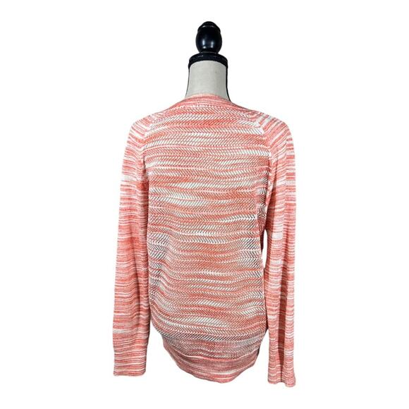 Anthropologie Moth V-Neck Marled Knit Hi Low Sweater - Picture 3 of 4